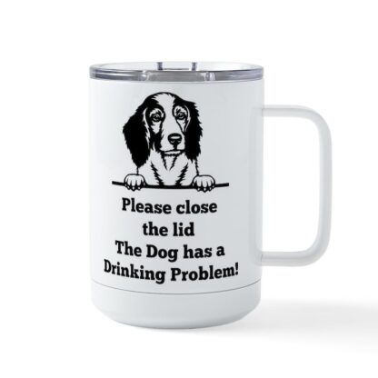 ENGLISH SPRINGER SPANIEL TOILET DRINKING PROBLEM Insulated Mug