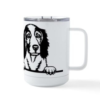 PEEKING ENGLISH SPRINGER SPANIEL Insulated Mug