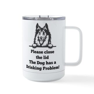 COLLIE TOILET DRINKING PROBLEM Insulated Mug