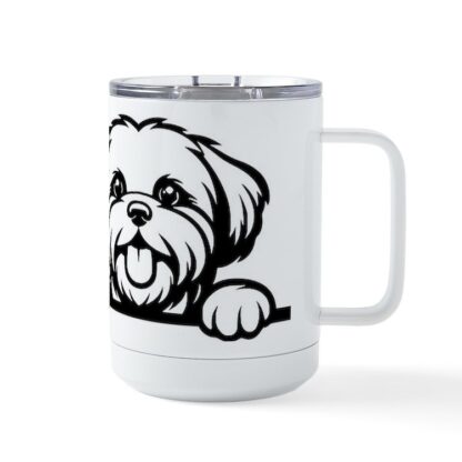 LHASA APSO PEEKING Insulated Mug