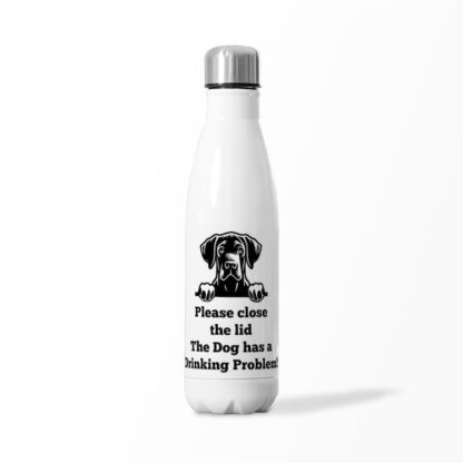 gREAT DANE TOILET DRINKIN GPROBLEM Insulated Water Bottle