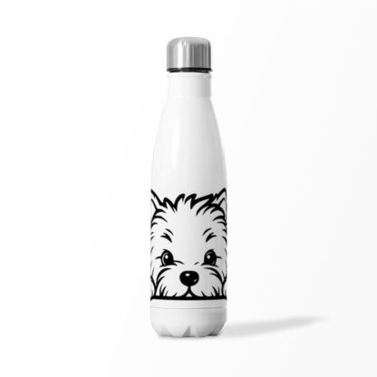 SCOTTISH TERRIER PEEKING Insulated Water Bottle