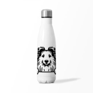 SHELTIE PEEKING Insulated Water Bottle