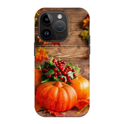 Thanksgiving Fall Autumn Scene iPhone 15 Pro Tough Case