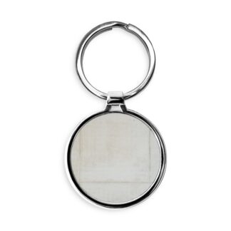 Brick Floor or Concrete Wall? Circle Keychain