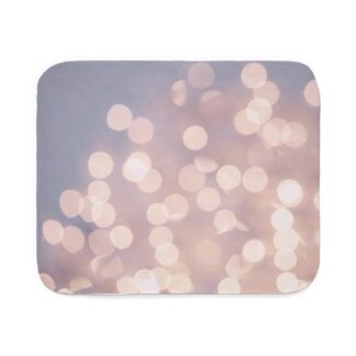 Sparkling Lights Sherpa Fleece Throw Blanket