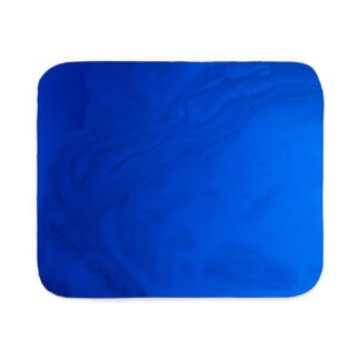 Blue Gradient Sherpa Fleece Throw Blanket