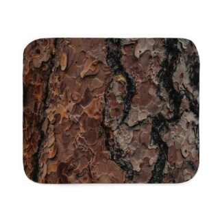 Tree Bark Sherpa Fleece Throw Blanket