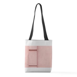 Pink Brick Surface Small Tote Bag