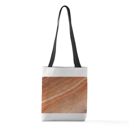 Rock Formation Pattern Small Tote Bag