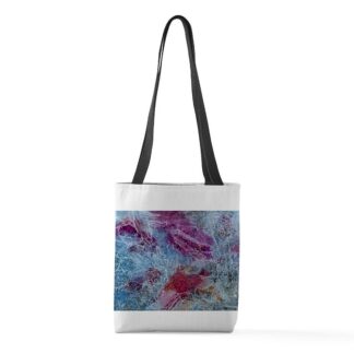 Abstract Crystal Structure Small Tote Bag