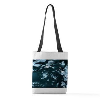 Frozen Body of Water Small Tote Bag