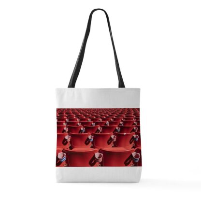 Moview Theater Stadium Seats Large Tote Bag