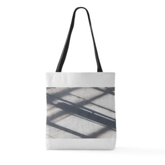 Abstract Shadow Lines Large Tote Bag