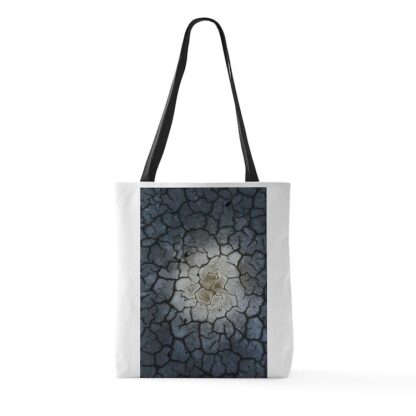 Dried Earth Mud Large Tote Bag