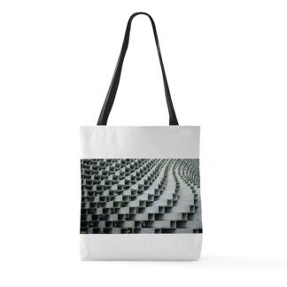 Minimalist Geometric Design Large Tote Bag