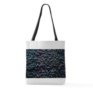 Dark Abstract Texture Large Tote Bag