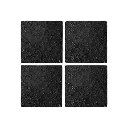 Dark Black Texture Coasters