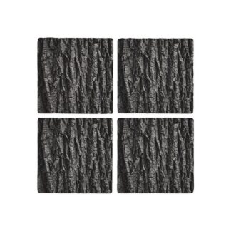 Tree Bark Monochrome Coasters