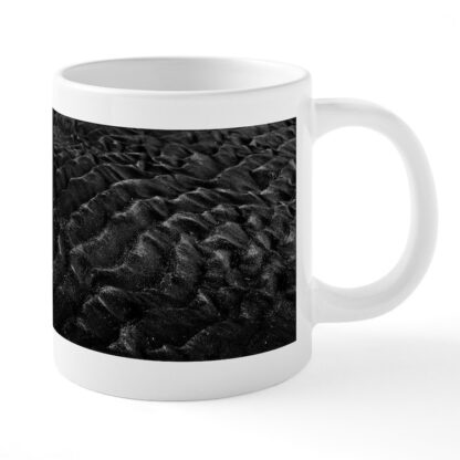 Black and White Textured Pattern 20 oz Ceramic Mega Mug