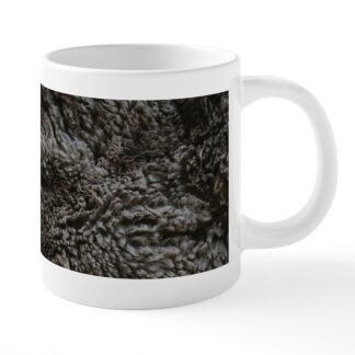 Furry Texture 20 oz Ceramic Mega Mug