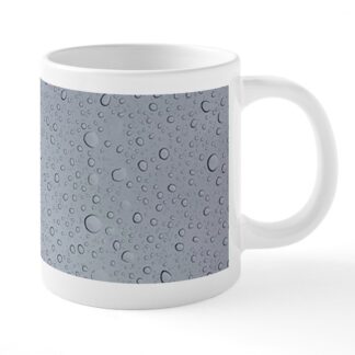 Condensation on Glass 20 oz Ceramic Mega Mug