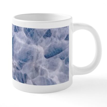 Frozen Ice Crystal Texture 20 oz Ceramic Mega Mug