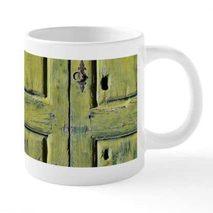 Weathered Wooden Door 20 oz Ceramic Mega Mug