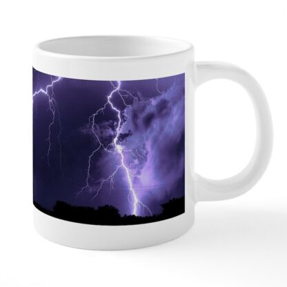 Thunderstorm Lightning 20 oz Ceramic Mega Mug