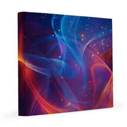 Colorful Abstract Cosmic Energy 8x8 Canvas Print