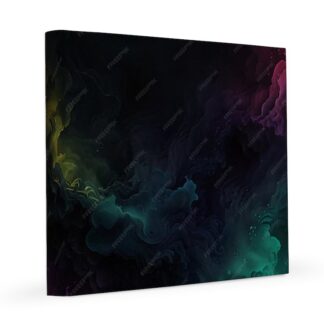 Ethereal Color in Eternal Darkness 8x8 Canvas Print