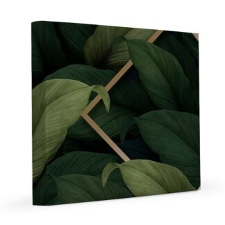 Leaves in a Frame 8x8 Canvas Print