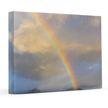 Rainbow and Mountain 8x10 Canvas Print