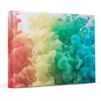 Rainbow Color Explosion 8x10 Canvas Print