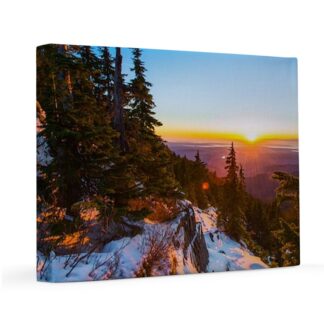 Snow in the Mountains 11x14 Canvas Print