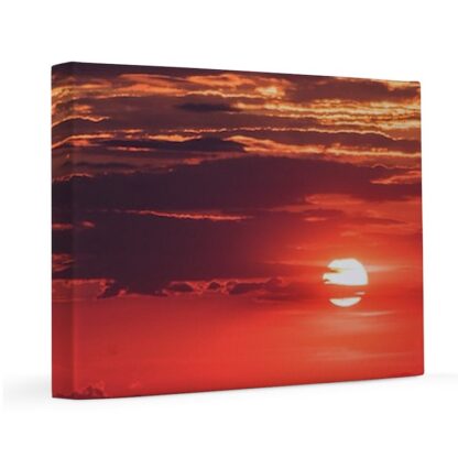 Vibrant Sunset 11x14 Canvas Print