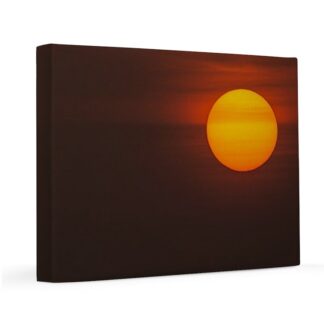 Sun at Dusk 11x14 Canvas Print