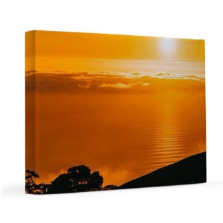 Sunset at the Lake 11x14 Canvas Print