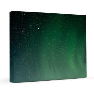 Bright Green Aurora Borealis 16x20 Canvas Print