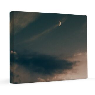 The Moon Above the Clouds 16x20 Canvas Print