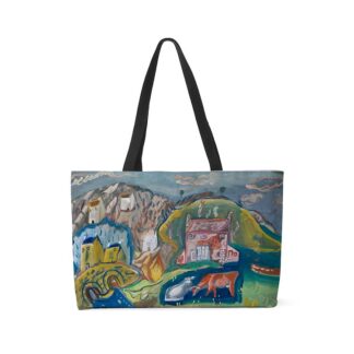 Countryside Painting Weekender Tote