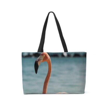 Flamingo in the Water Weekender Tote