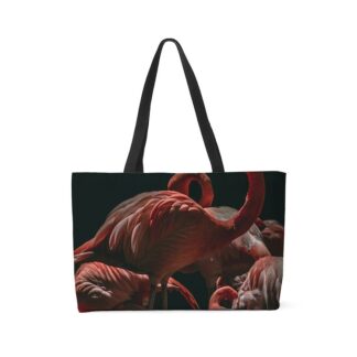 Flock of Flamingos Weekender Tote