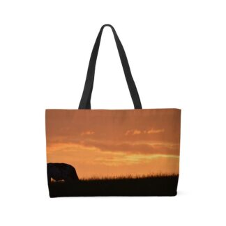 Cow in the Sunset Weekender Tote