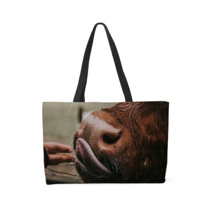 Cow Behind a Fence Weekender Tote