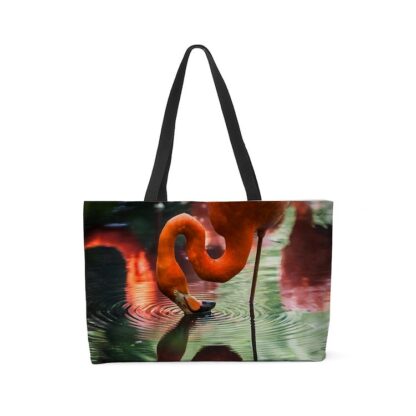 Flamingo in the Water Weekender Tote