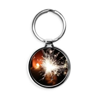 Sparkler Circle Keychain