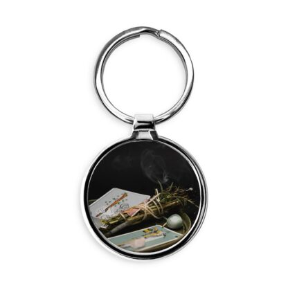 Tarot Cards Circle Keychain