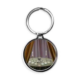 Fortune Teller Table Circle Keychain