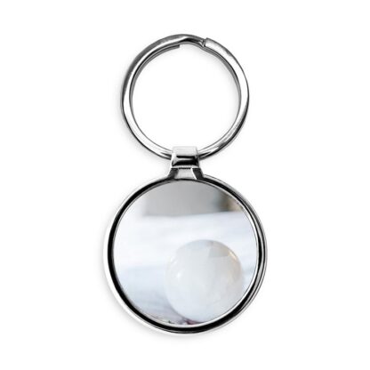 Crystal Ball Circle Keychain